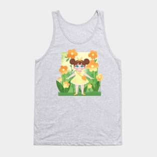 Flower Girl Tank Top